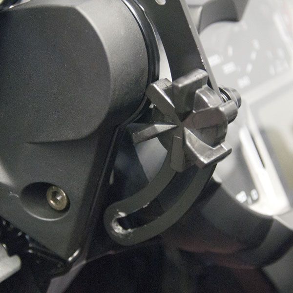 Refuerzo de parabrisas para BMW R 1200 GS LC /Adventure LC, R 1250 GS, negro