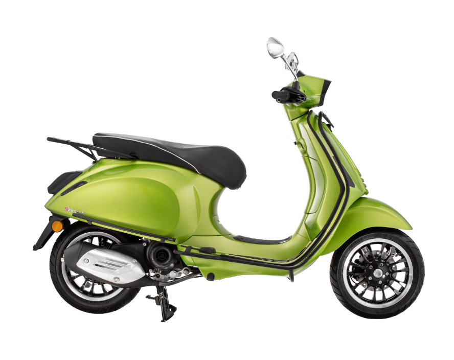 Guardabarros parachoques delantero para Vespa Primavera/Sprint/Elettrica 50-150ccm, negro mate