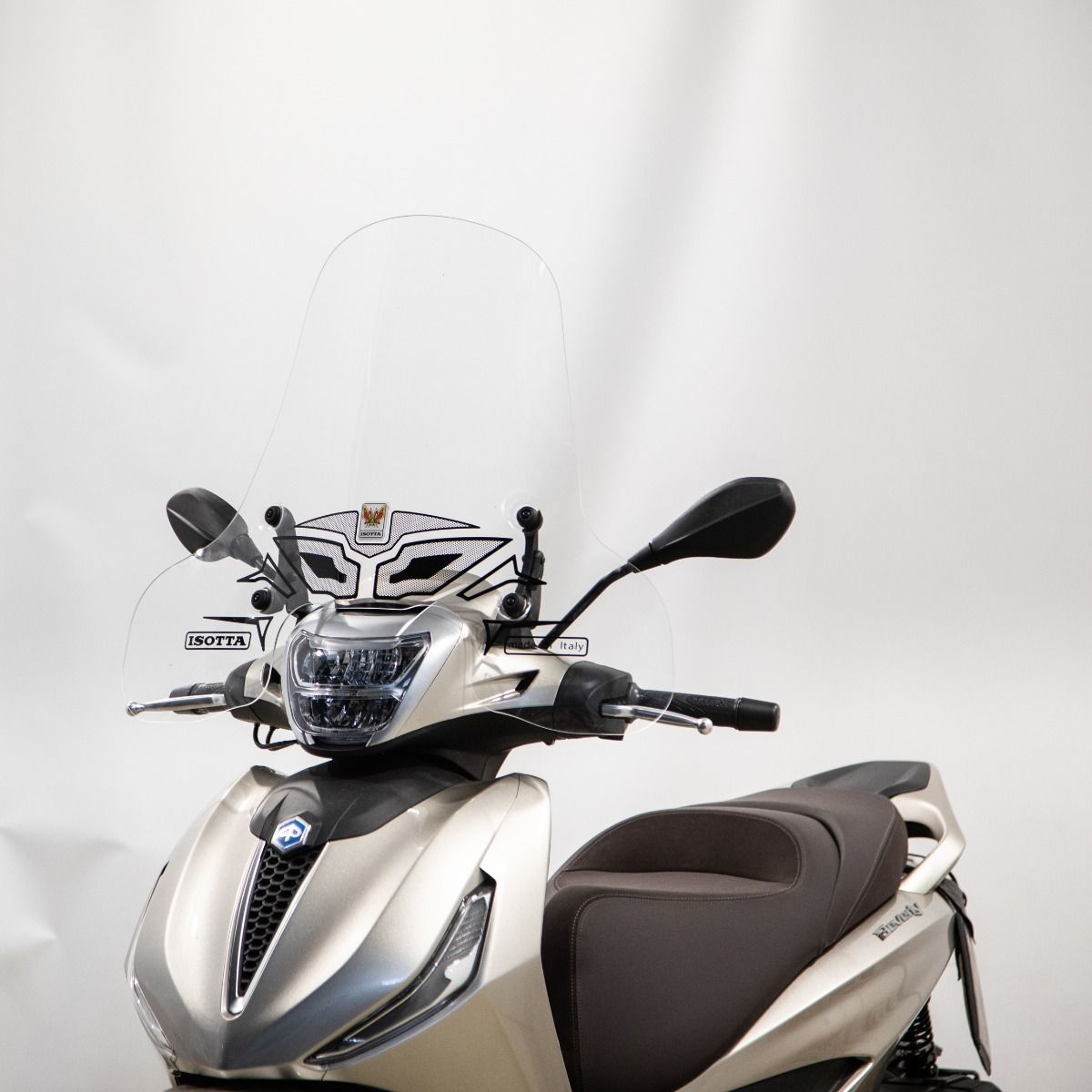 Parabrisas medio-alto transparente para Piaggio Beverly 300 / 400