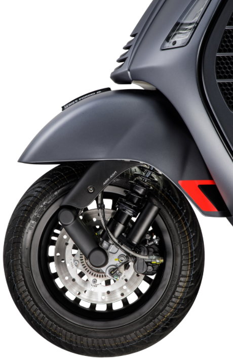 Amortiguador delantero para Vespa GTS/GTS Super/GTV/GT 60/GT/GT L 125-300cc, negro mate