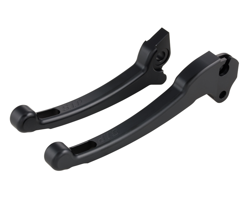 Juego maneta deportiva embrague/freno para Vespa PX 125-200ccm, HBZ Grimeca, derecha/izquierda, negro mate