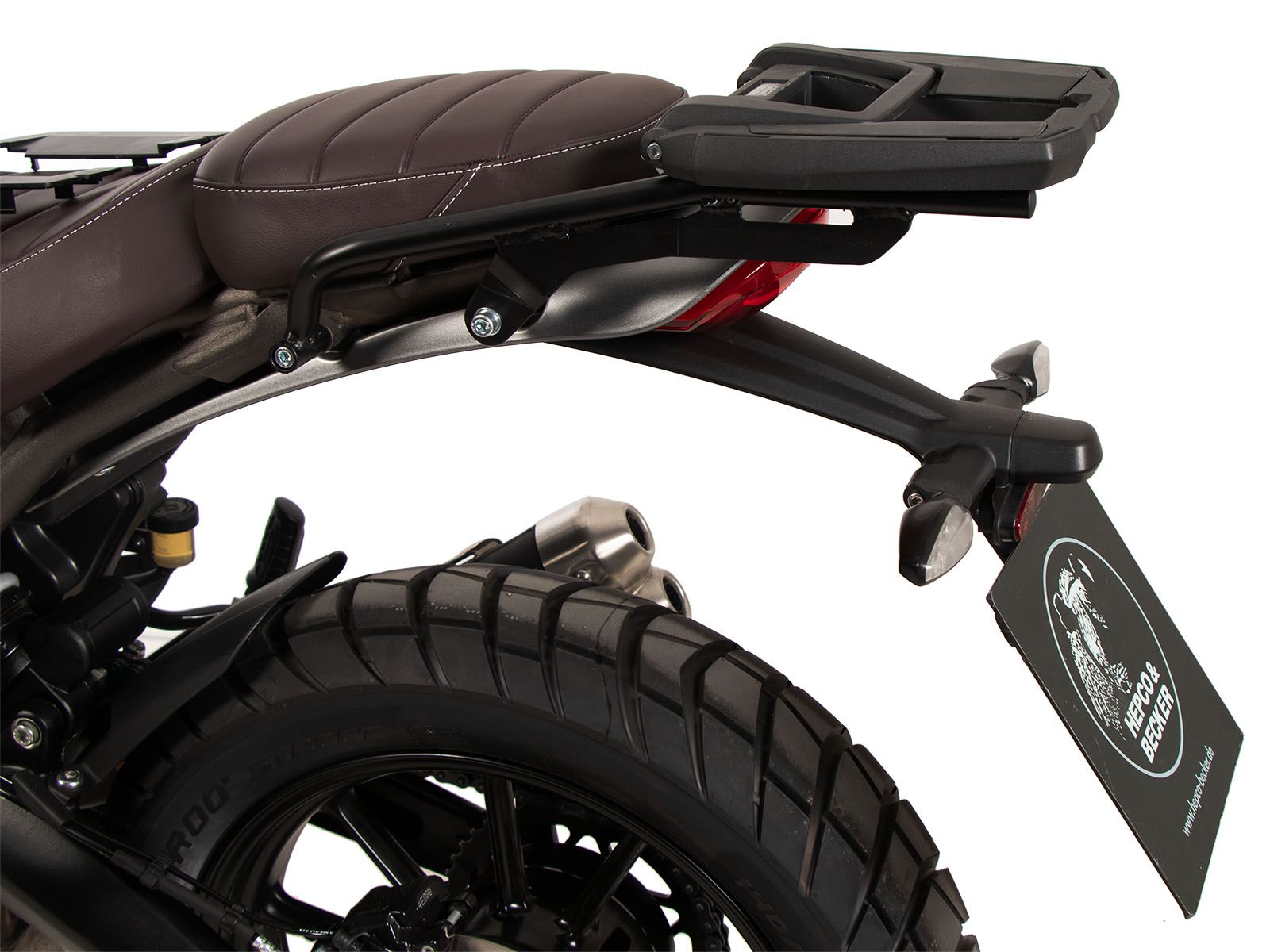 Portamaletas superior Easyrack para Triumph Scrambler 400 X (24-) Hepco & Becker