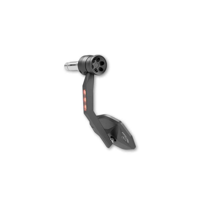 HIGHSIDER pro Espejo de Manillar Victory-RIM Negro Con Indicador LED (1ud.)