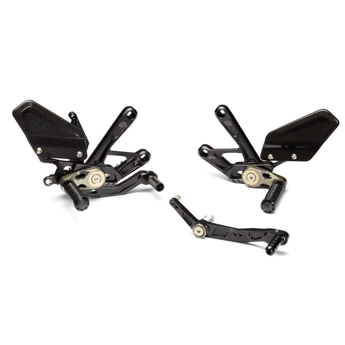 Sistema de reposapiés billet ajustable para YZF-R1 /M Original Yamaha