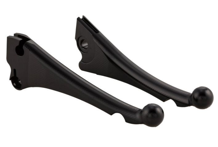 Juego de palanca de freno deportiva "Shorty 3D" izquierda/derecha para Vespa LX/LXV/S/Primavera/Sprint, negro