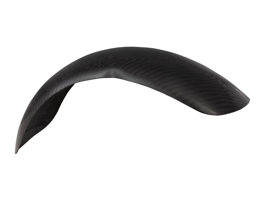 Guardabarros Garelli Race EVO II sin soporte universal, para Vespa PX 80-200ccm, carbono transparente