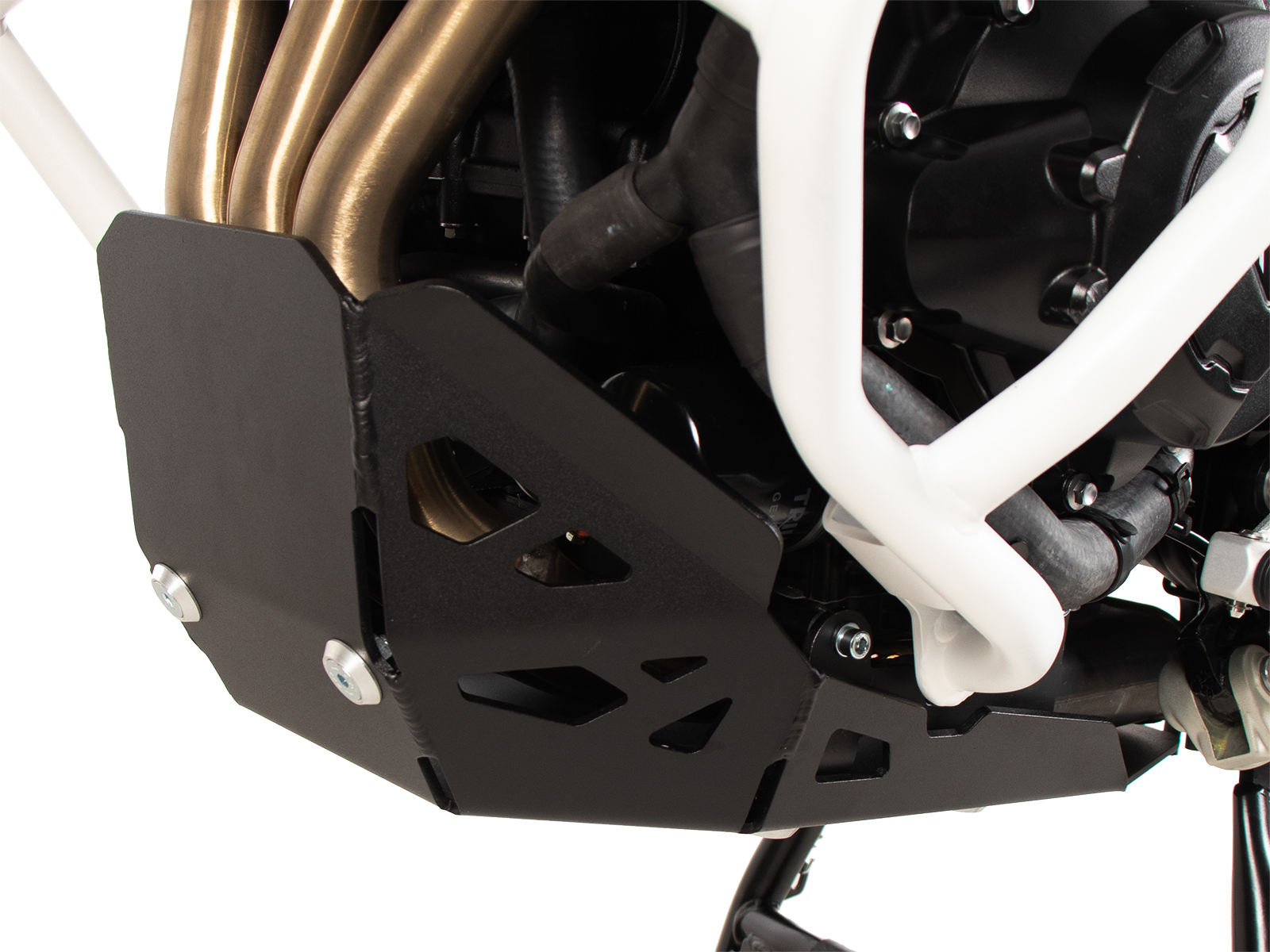Placa de protección del motor negra para Triumph Tiger 900 GT / Pro (24-) Hepco & Becker