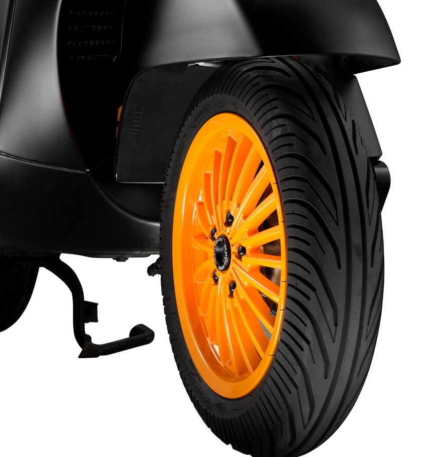 Llanta delantera/trasera para Vespa GTS/GTS Super/GTV/GT 60/GT/GT L 125-300cc, naranja