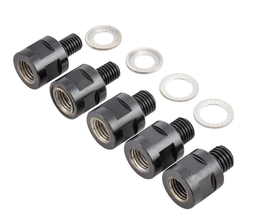 Adaptador de espejo "Direct Mount" RIZOMA para Vespa, anodizado negro