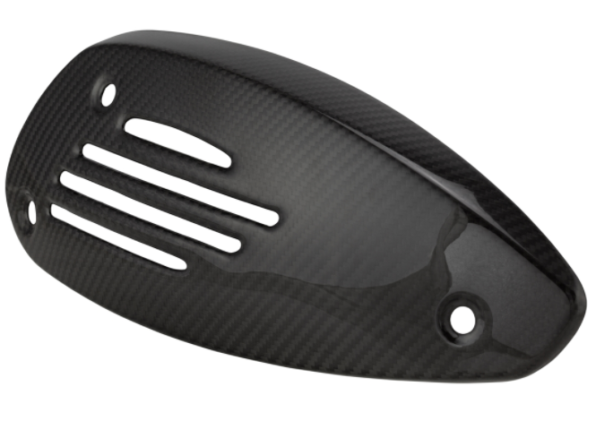 Escudo térmico de escape para Vespa GTS/GTS Super/GTV/GT 60 125-300cc, carbono
