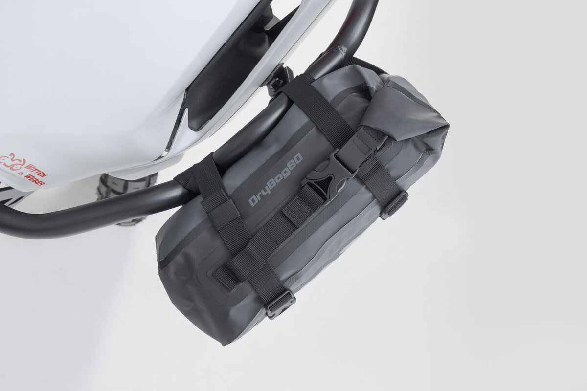 SW-Motech Bolsa trasera Drybag 80 para Ducati Multistrada 1200 /S /Enduro, negro / gris - SW Motech