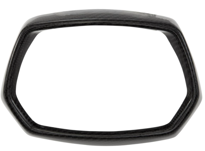 Anillo de luz negro para Vespa Sprint 50-150ccm 2T/4T ('13-'18), Carbono