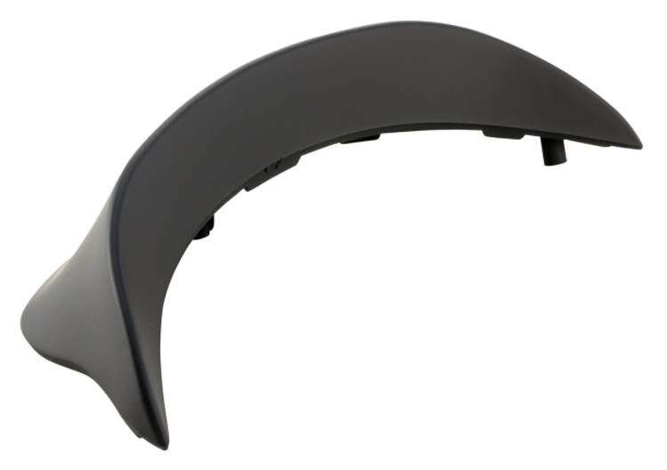 Cabezal de dirección Spoiler para Vespa Sprint 50-150cc ('14-), negro mate