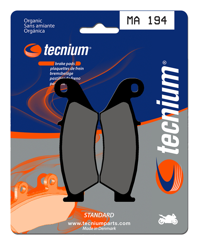 Pastillas de Freno Tecnium Street Orgánicas - MA194