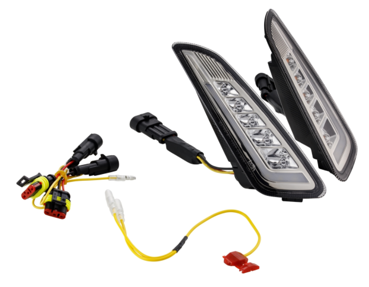 Kit de intermitente delantero izquierdo/derecho para Vespa Primavera/Sprint 50cc 2T/4T, tintado