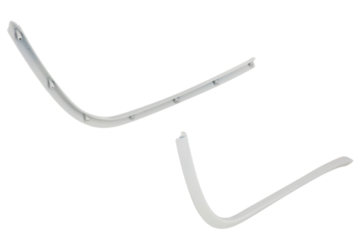 Estribo de tubo mono ranura blanco para Vespa Primavera/Sprint 50-150ccm