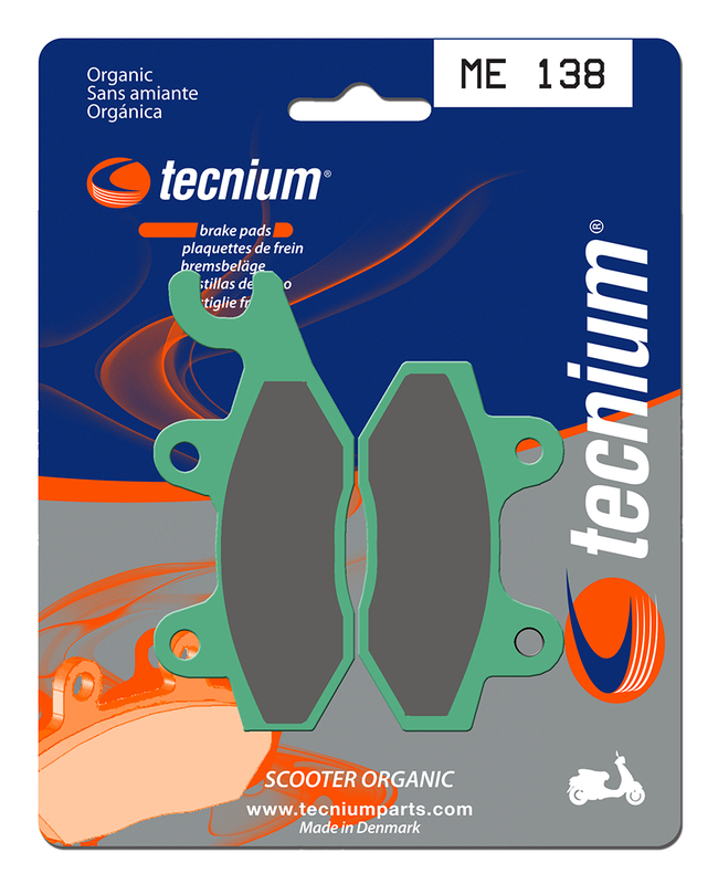 Pastillas de Freno Orgánicas Tecnium Scooter - ME138