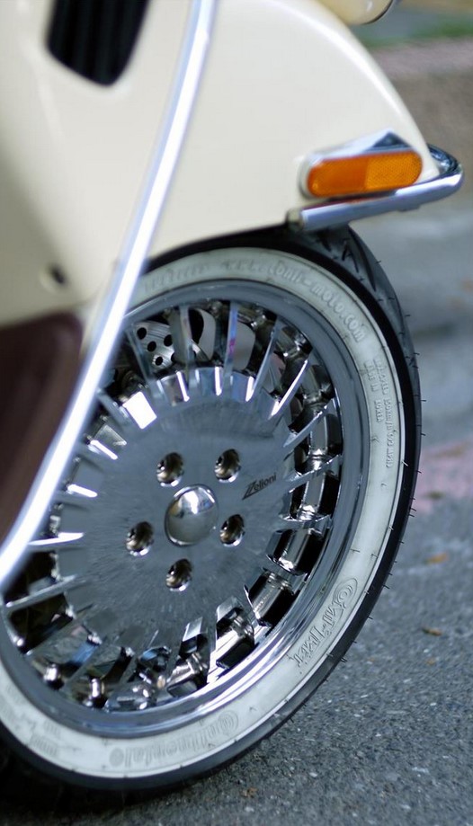 Llanta delantera/trasera para Vespa GTS/GTS Super/GTV/GT 60/GT/GT L/946 125-300ccm, plata