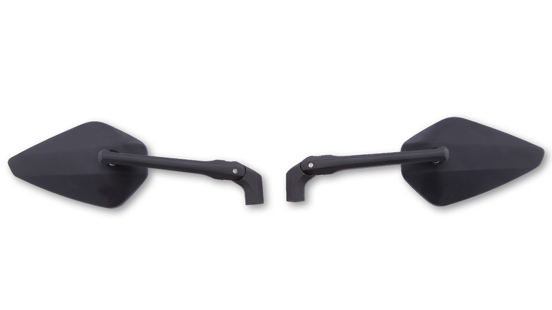 HIGHSIDER pro espejo Columbia 2 negro (par)