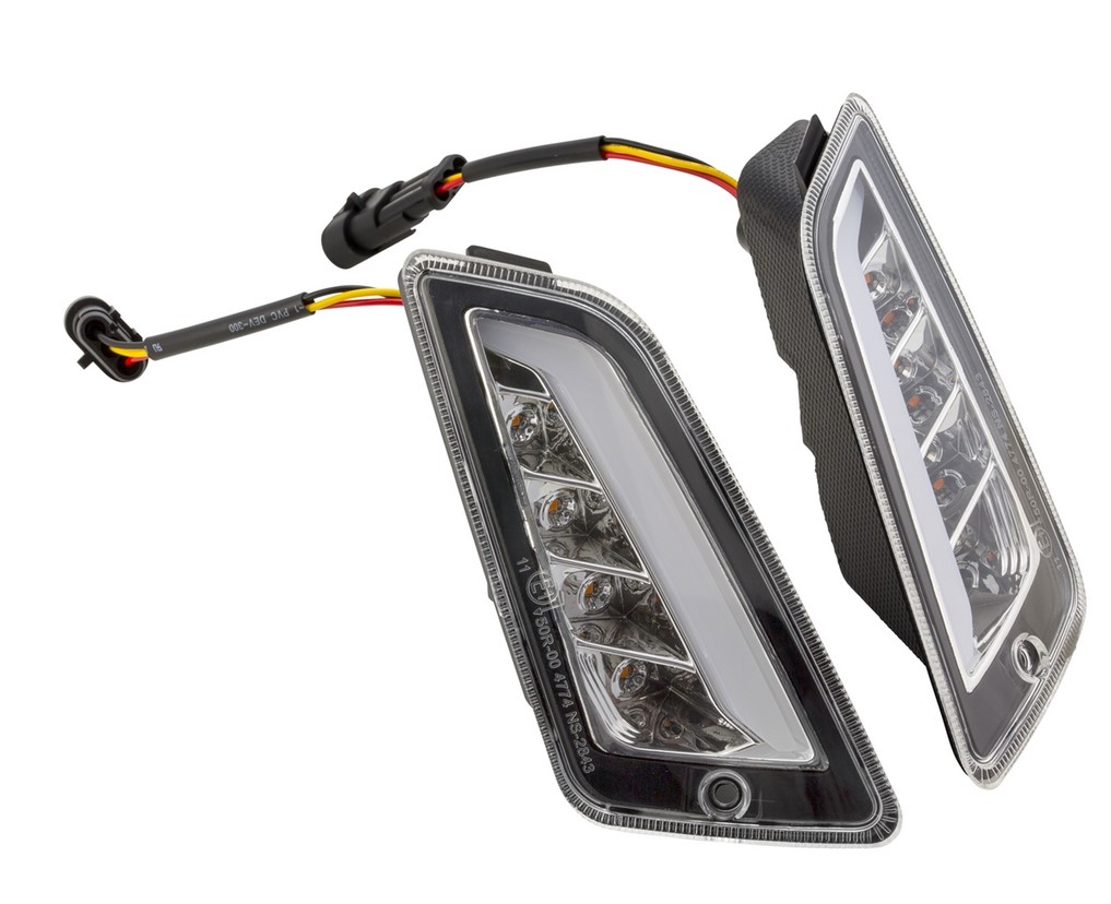 Kit de indicador delantero izquierdo/derecho para Vespa GTS/GTS Super/GTV/GT 60/GT/GT L ('03-'13), transparente