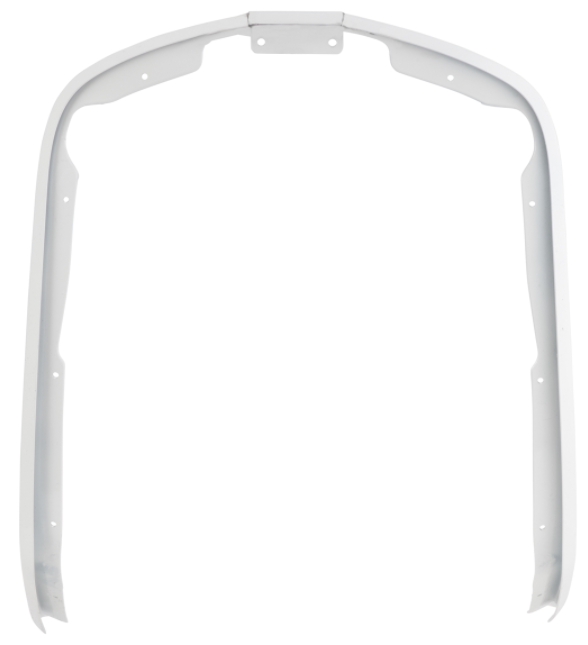 Protector de pierna de tubo de ranura mono blanco para Vespa Primavera/Sprint 50-150ccm