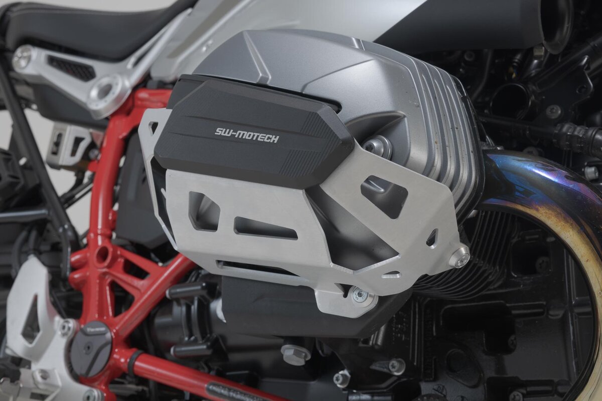 SW-Motech protección cilindros plata para BMW R 12 G/S (25-)