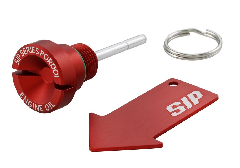 Tapón de llenado de aceite del motor para Vespa, rojo mate