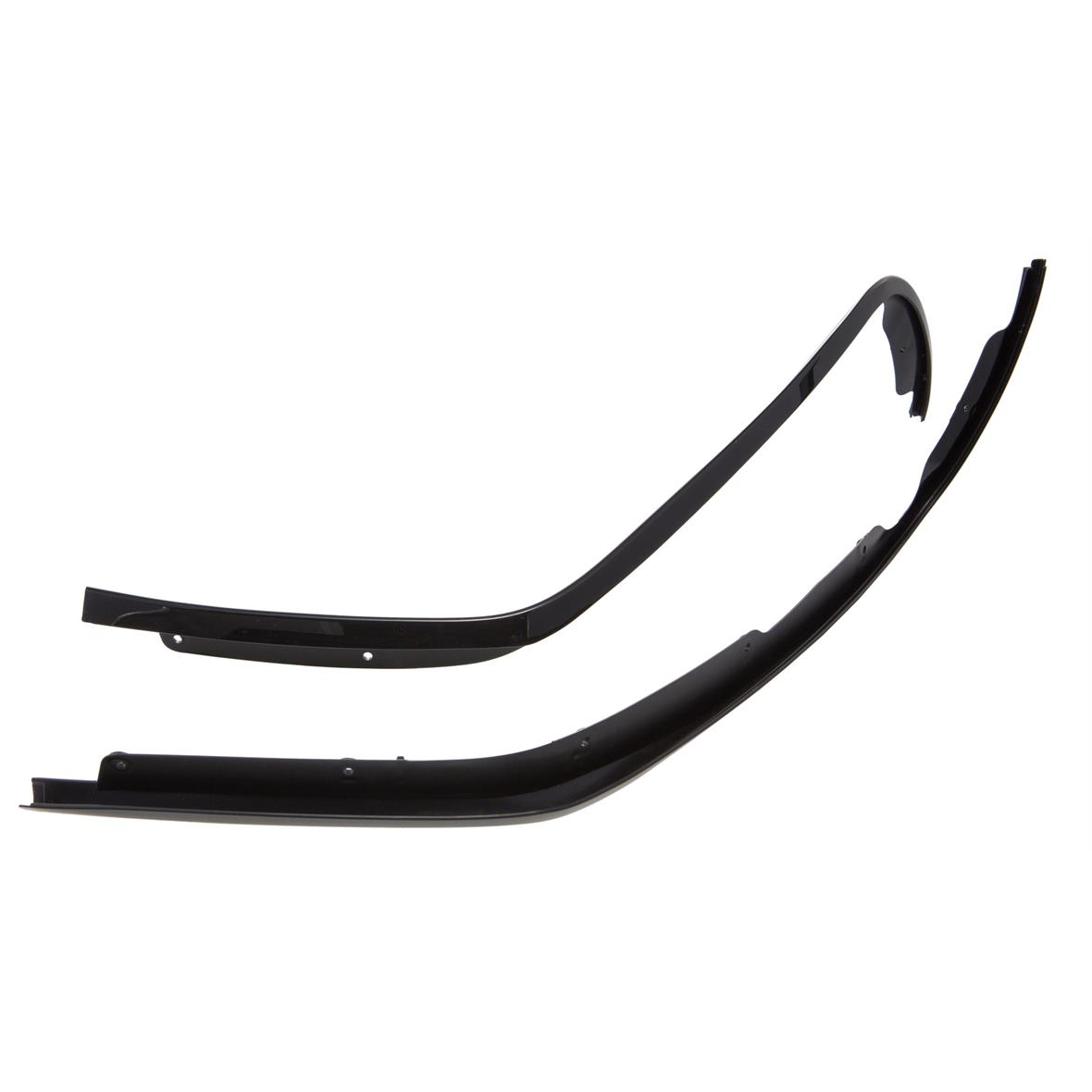 Protector de piernas de tubo mono ranura negro mate para Vespa Primavera/Sprint 50-150ccm
