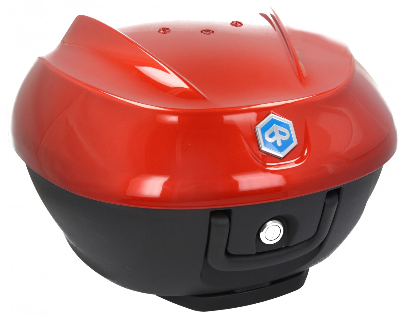 Kit topcase 36L. naranja metalizado A12 Original Piaggio para Beverly HPE (incl. placa de montaje)