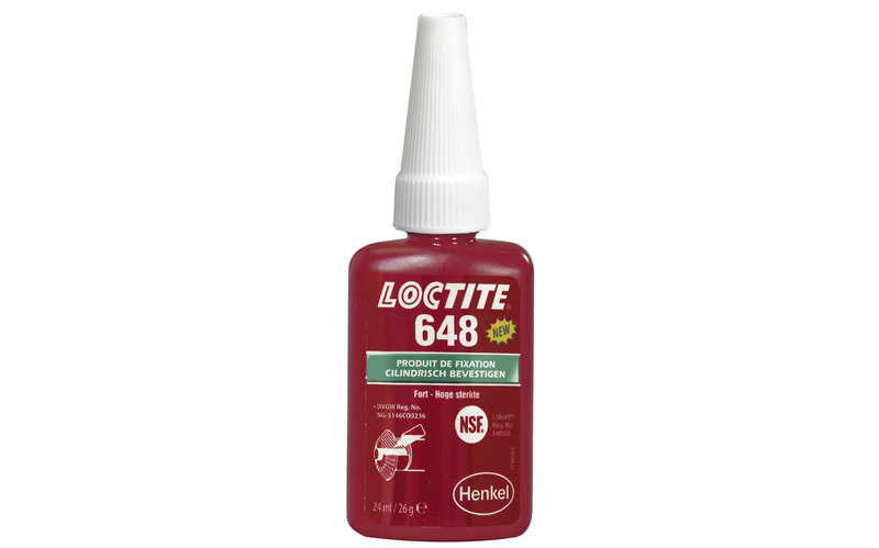 Loctite 648 Adhesivo para cojinetes de casquillo - Frasco de 24 ml