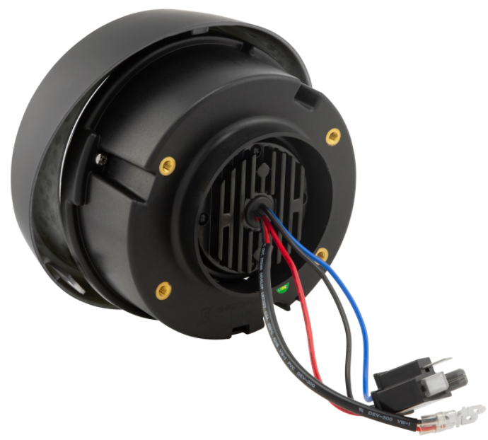 Faro LED para Vespa Primavera 50-150cc 2T/4T (-'18), negro mate