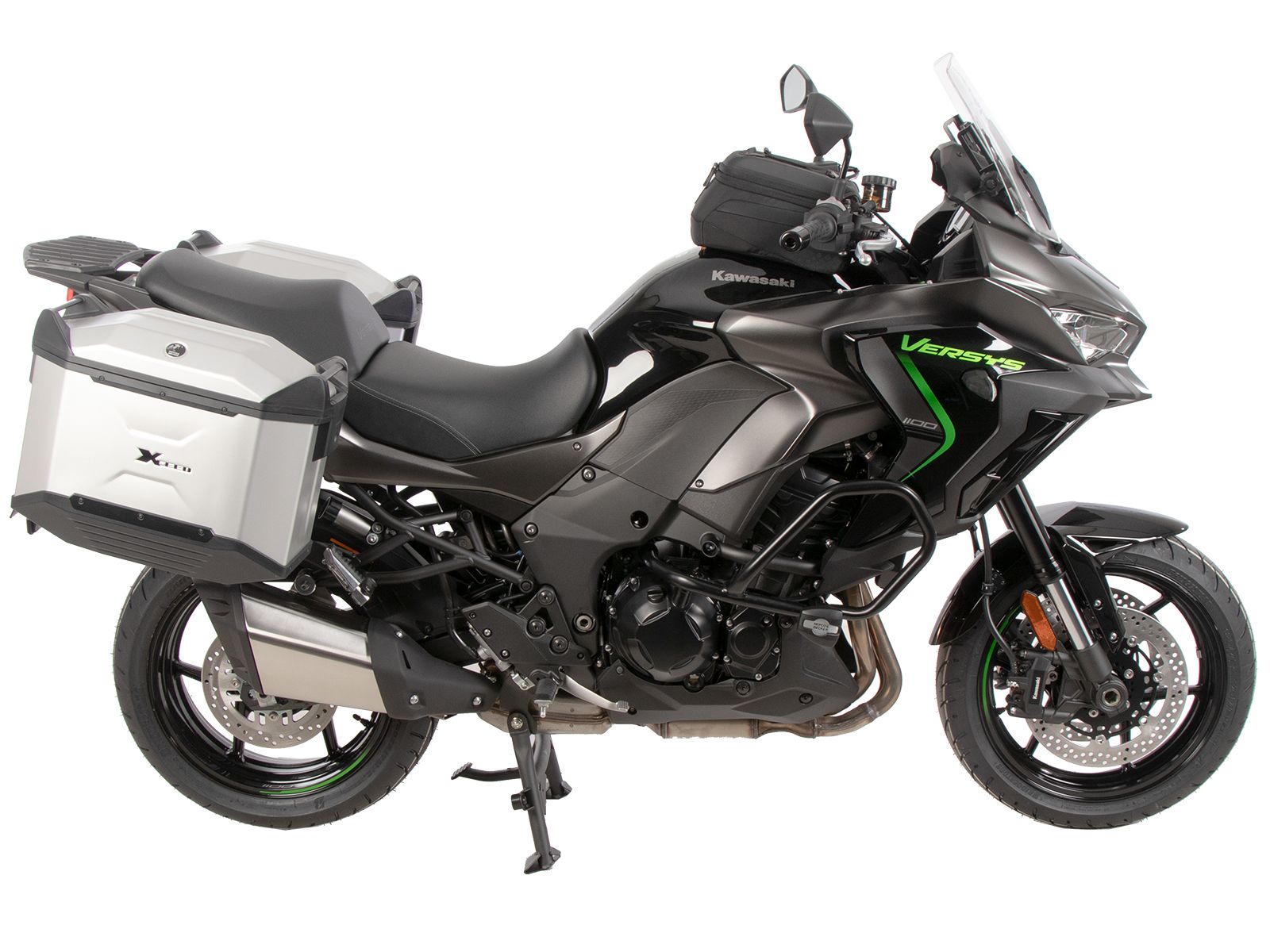 Portamaletas lateral Lock-it extraíble negro para Kawasaki Versys 1100 /SE (25-) Original Hepco & Becker