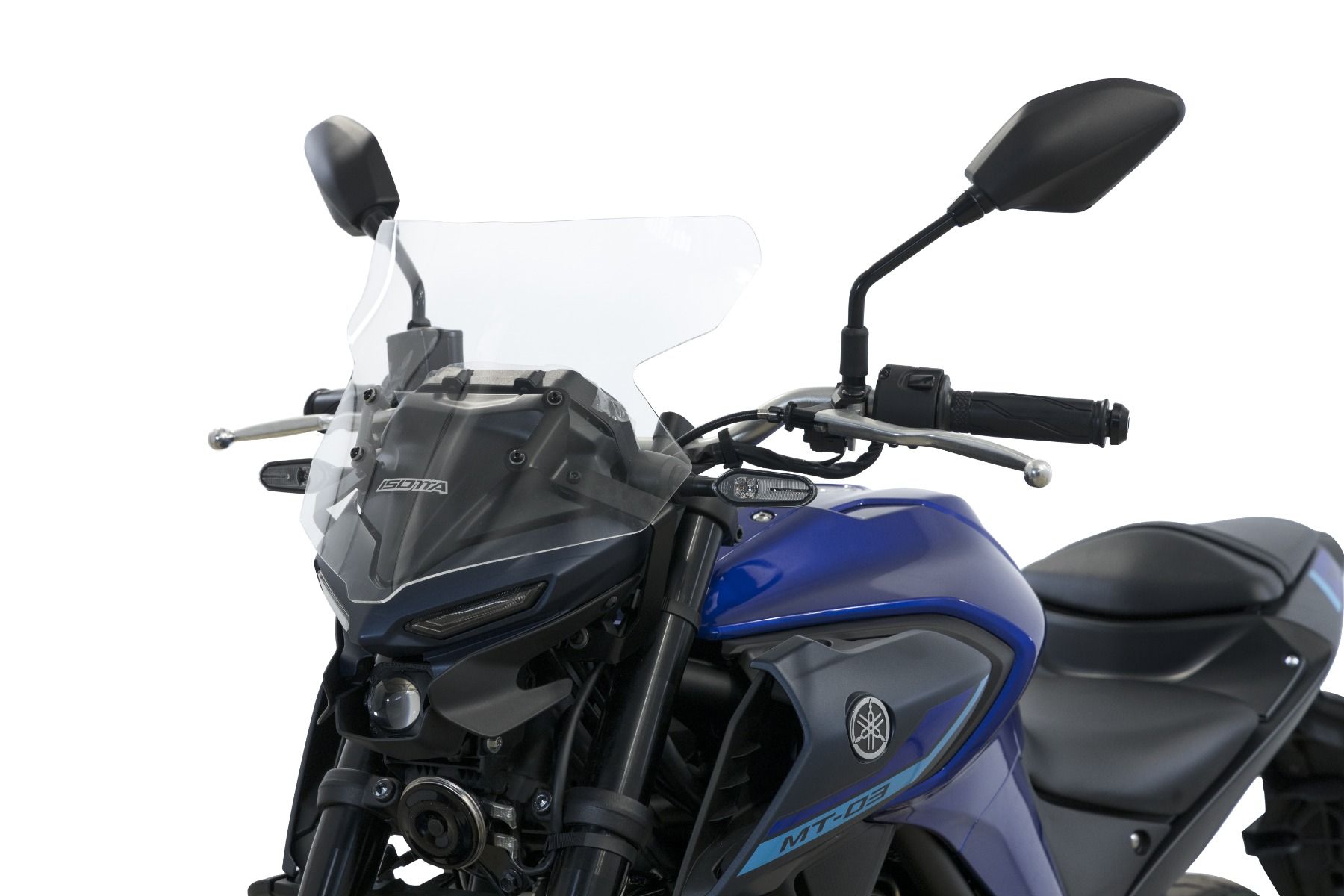 Parabrisas alto transparente para Yamaha MT-03 (22-24)