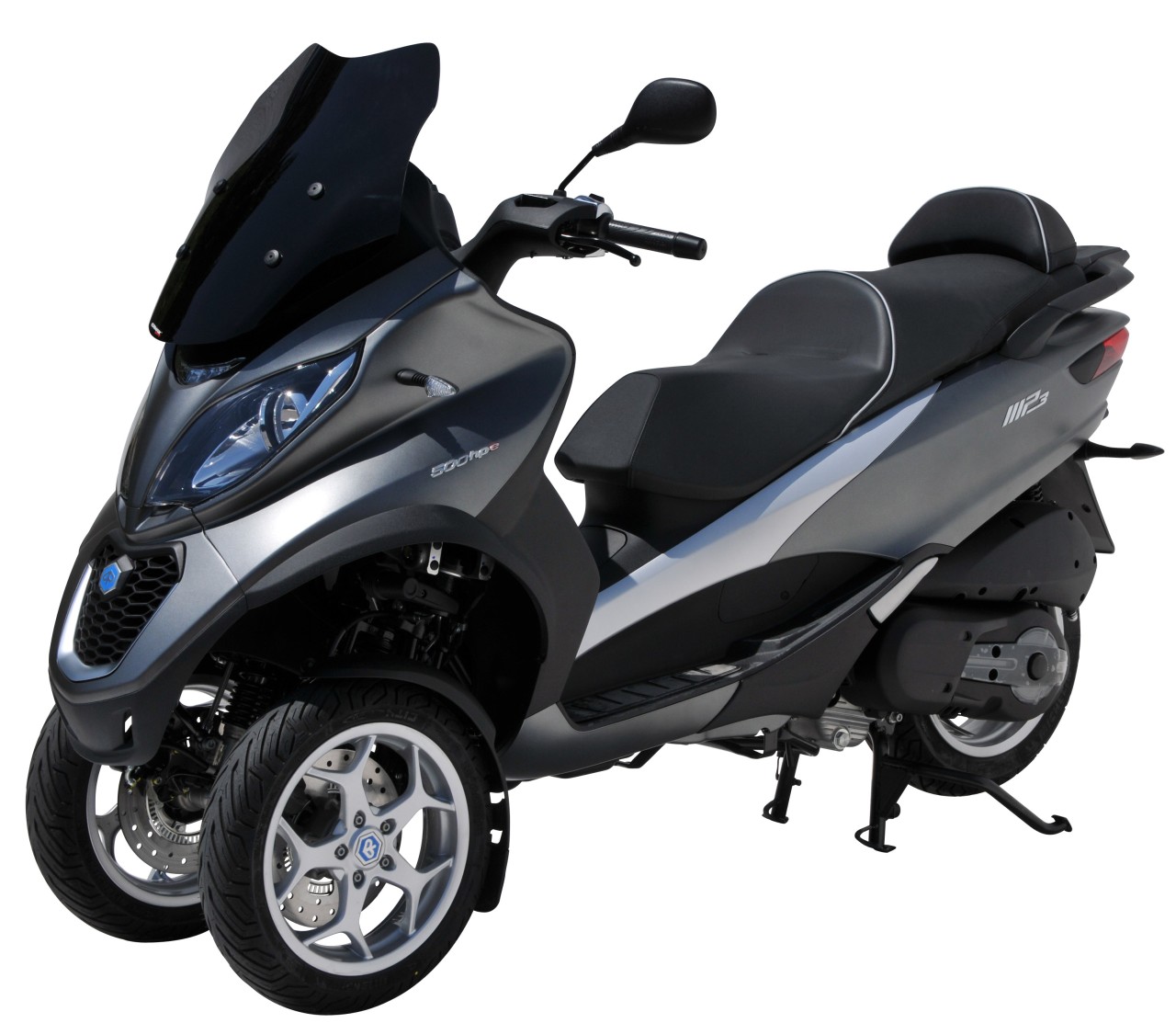 Parabrisas ERMAX Sport para Piaggio MP3 400 HPE (-22), negro