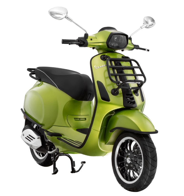 Cubrebarras lateral para Vespa Primavera/Sprint/Elettrica 50-150ccm, negro mate
