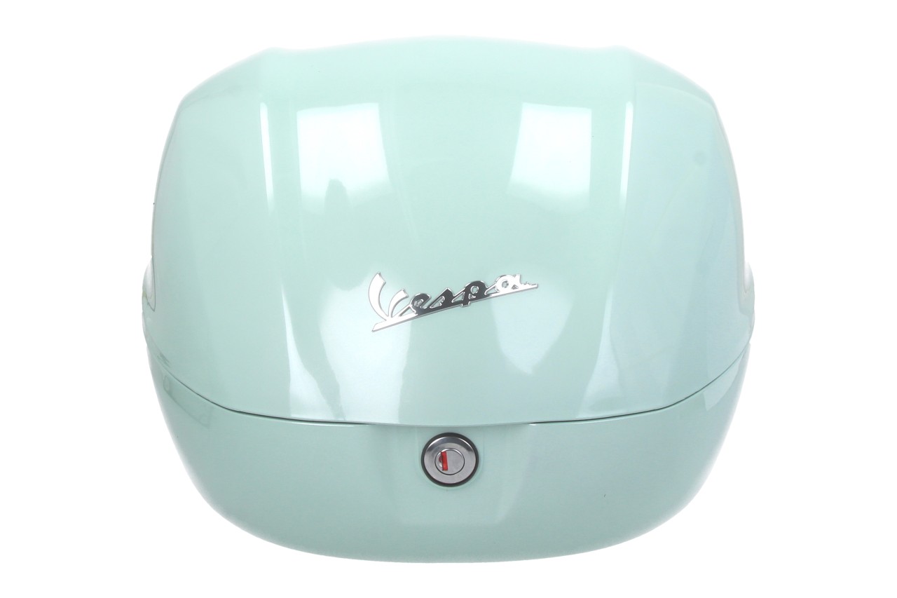 Baúl original 32 l. para Vespa Primavera / GTS (Verde Amabile / Latte Menta 350/A)