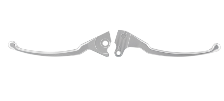 Juego de palanca de freno deportiva izquierda/derecha para Vespa LX/LXV/S/Primavera/Sprint 50-150ccm, plata