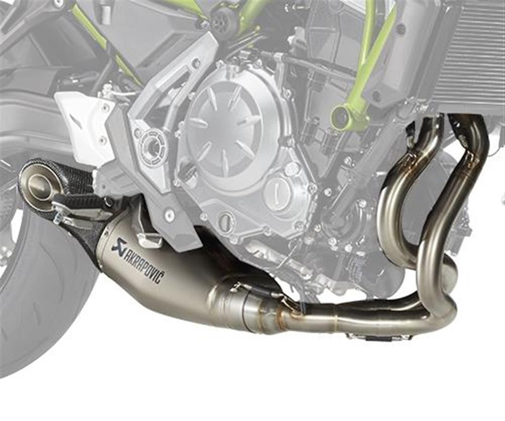 Sistema de escape completo Titan Akrapovic para Kawasaki Ninja 650 /Z 650 (24-)