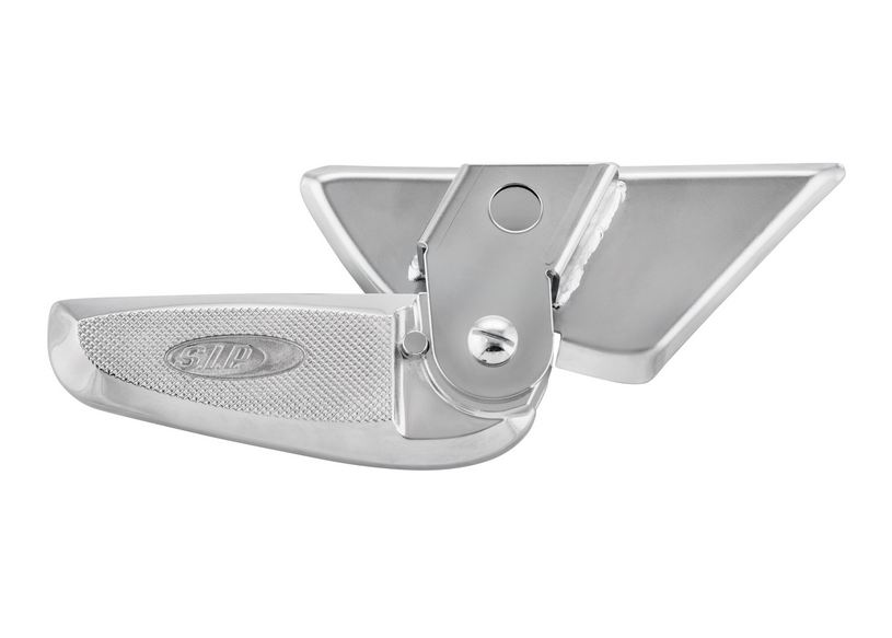 Estriberas derecha e izquierda para Vespa LX /LXV /S 50-150ccm, cromo/cromo