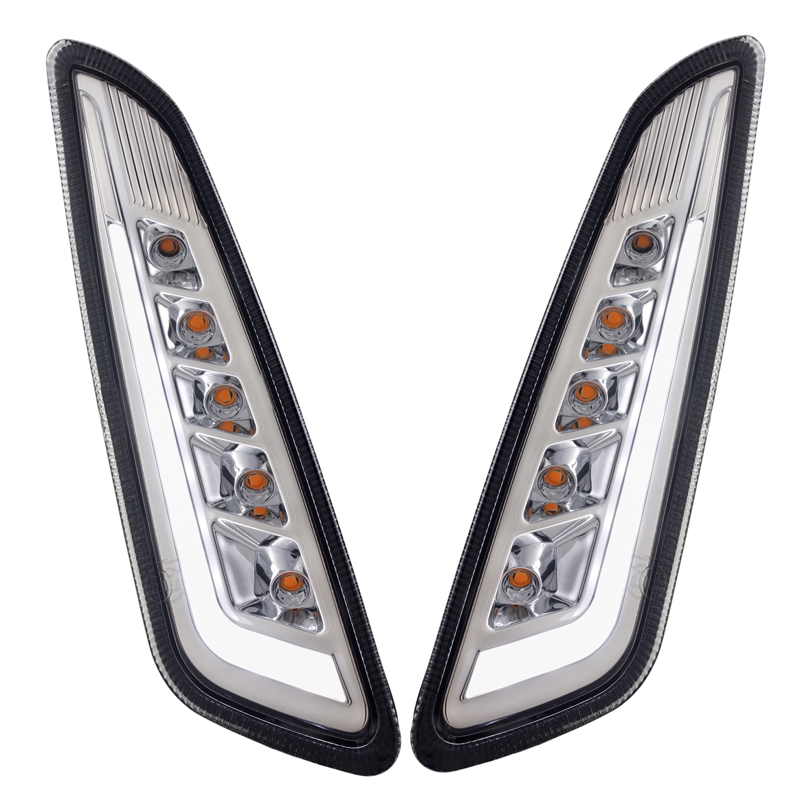 Kit de intermitente delantero izquierdo / derecho LED tintado para Vespa Primavera / Sprint 125-150cc SIP Style