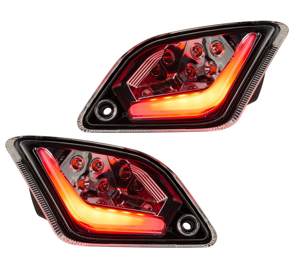 Kit de indicador trasero izquierdo/derecho para Vespa GTS/GTS Super/GTV 125-300cc ('14-), transparente