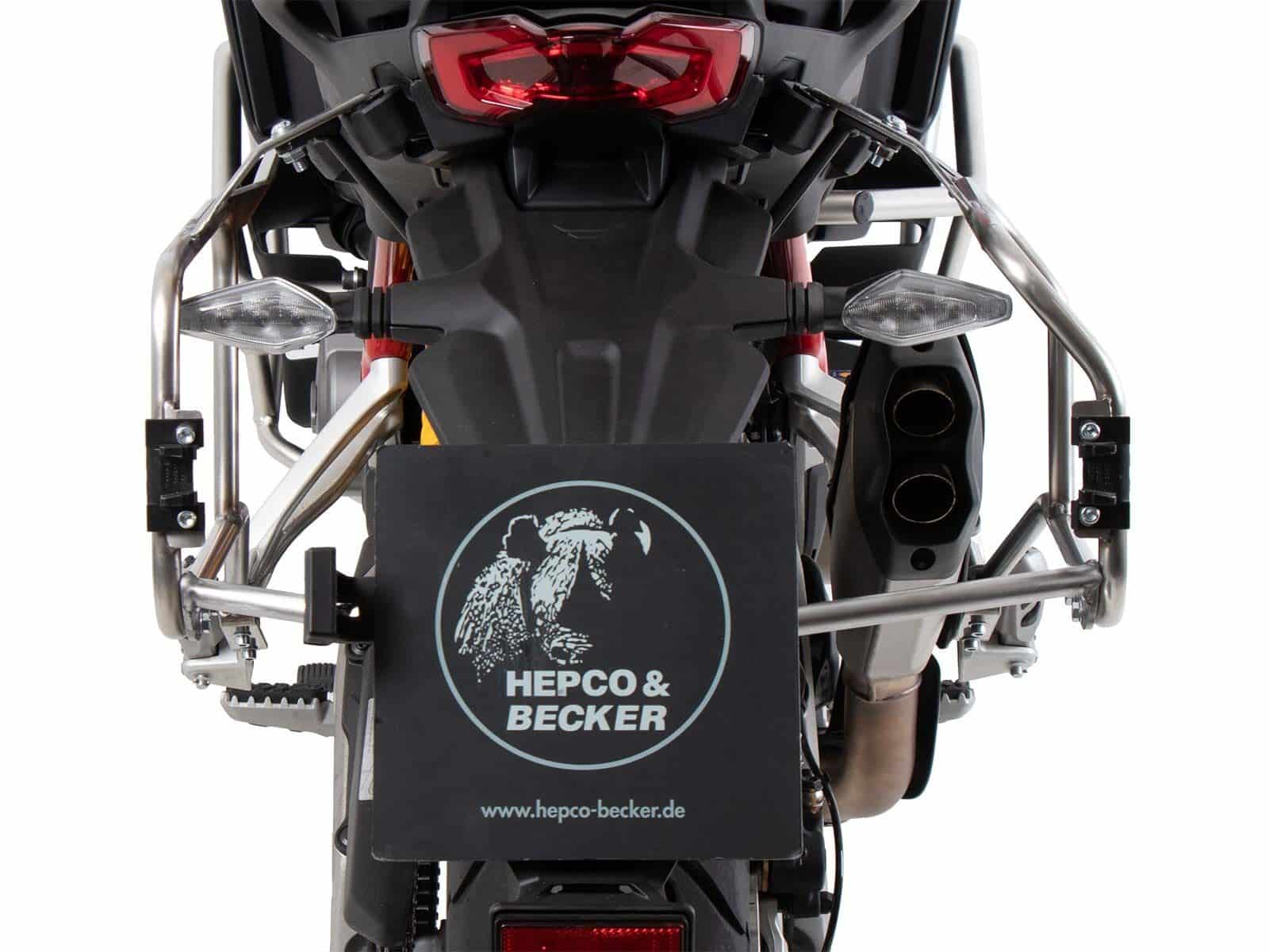 Recorte portacarter lateral acero inoxidable para Ducati Multistrada V4 /S /Pikes Peak /Rally /RS (25-)
