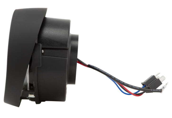 Faro LED para Vespa Primavera 50-150cc 2T/4T (-'18), negro mate