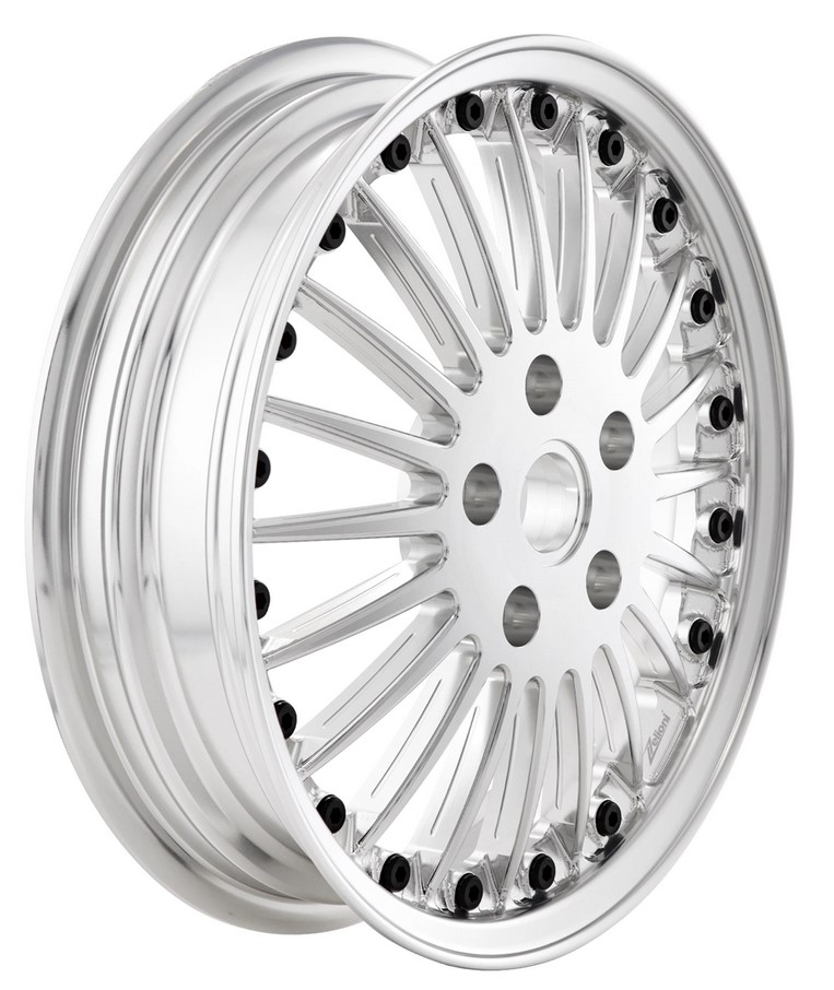 Llanta Sport Classic delantera/trasera para Vespa GTS/GTS Super/GTV/GT/946 125-300ccm, plata