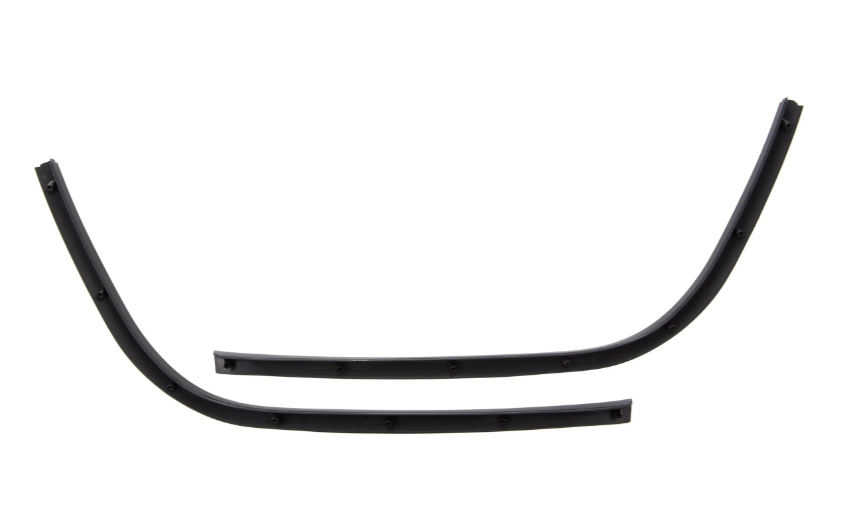 Protector de piernas y pata de cabra mono ranura para Elettrica/Primavera/Sprint 50-150ccm, negro brillante