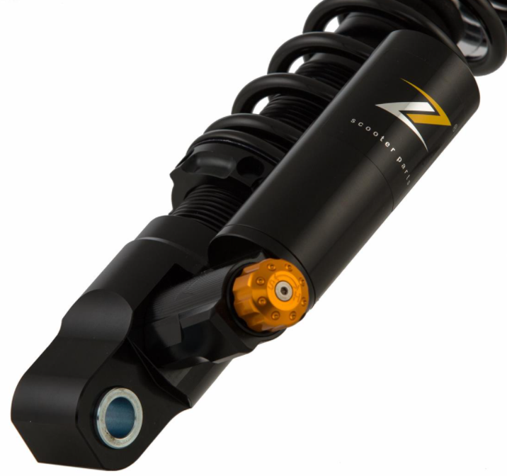 Amortiguador delantero "Black Edition" para Vespa GTS/GTS Super 125-300cc ('14-'16), negro