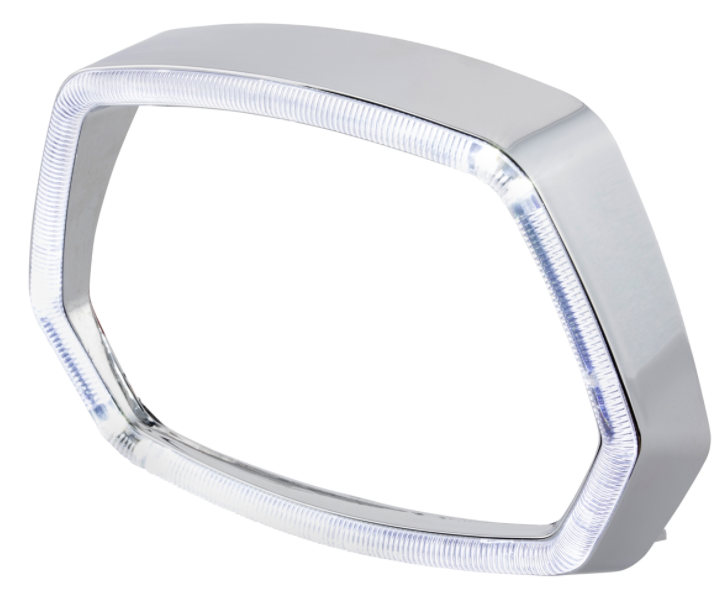 Anillo de luz LED cromado para Vespa Sprint 50cc 2T/4T ('13-'18)