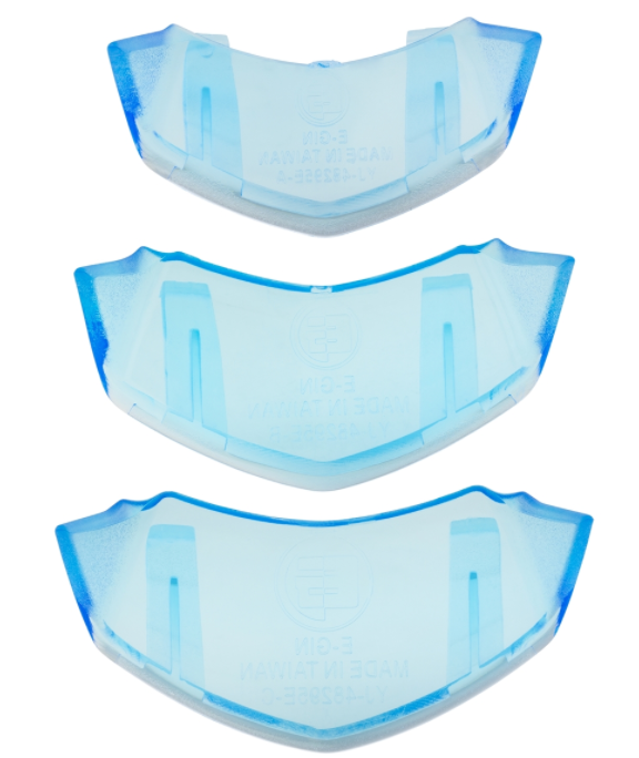 Inserto de cascada azul transparente para Vespa Primavera/Sprint 50-150cc ('18-)