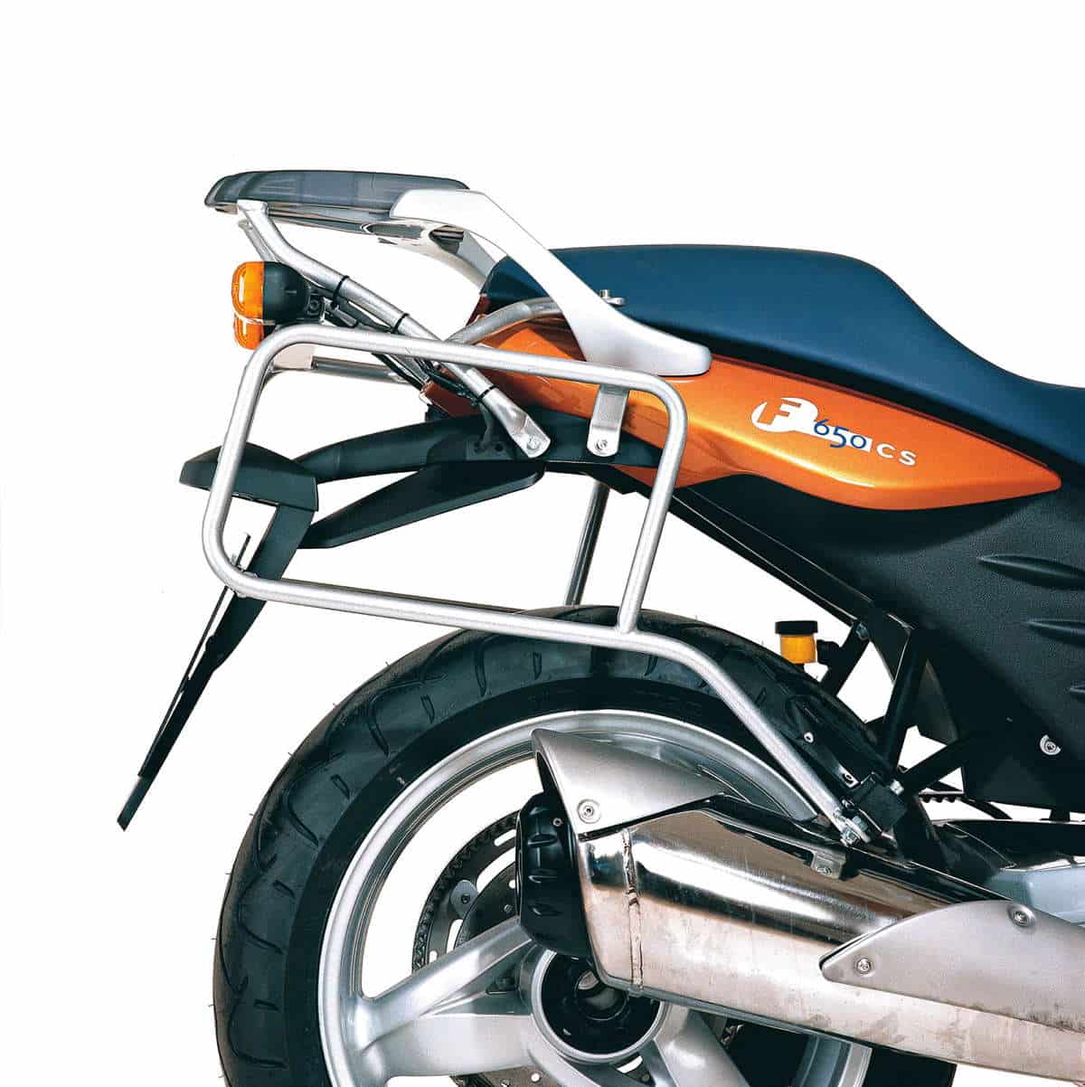 Portamaletas lateral fijo negro para BMW F 650 CS (02-05) Hepco & Becker