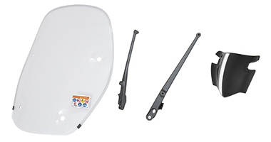 Parabrisas alto NH-B44* MAT PEARL COOL WHITE para Honda SH 150i (20-) Original